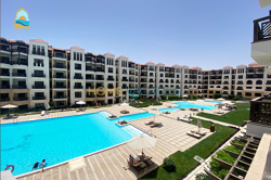 Two bedroom apartment for daily rent with pool and sea view