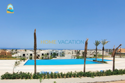 Town House with private garden with pool and sea view and roof for sale in makadi heights orascom