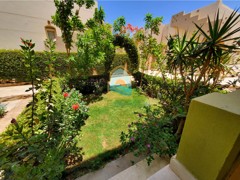Beautiful Apartment With a Big Green Garden For Rent in Makadi Orascom.