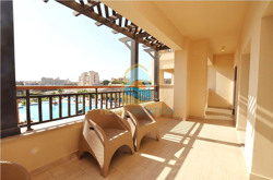 Luxurious two-bedroom apartment with sea and pool view for rent in Al Dau Heights