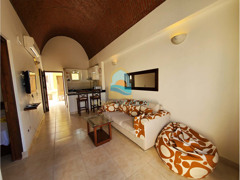 A Fully Furnished, 57 SQM Property With A high ceiling, and dome style for rent in Makadi heights
